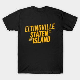 Eltingville, Staten Island - Modern Cursive Minimal Design - New York T-Shirt